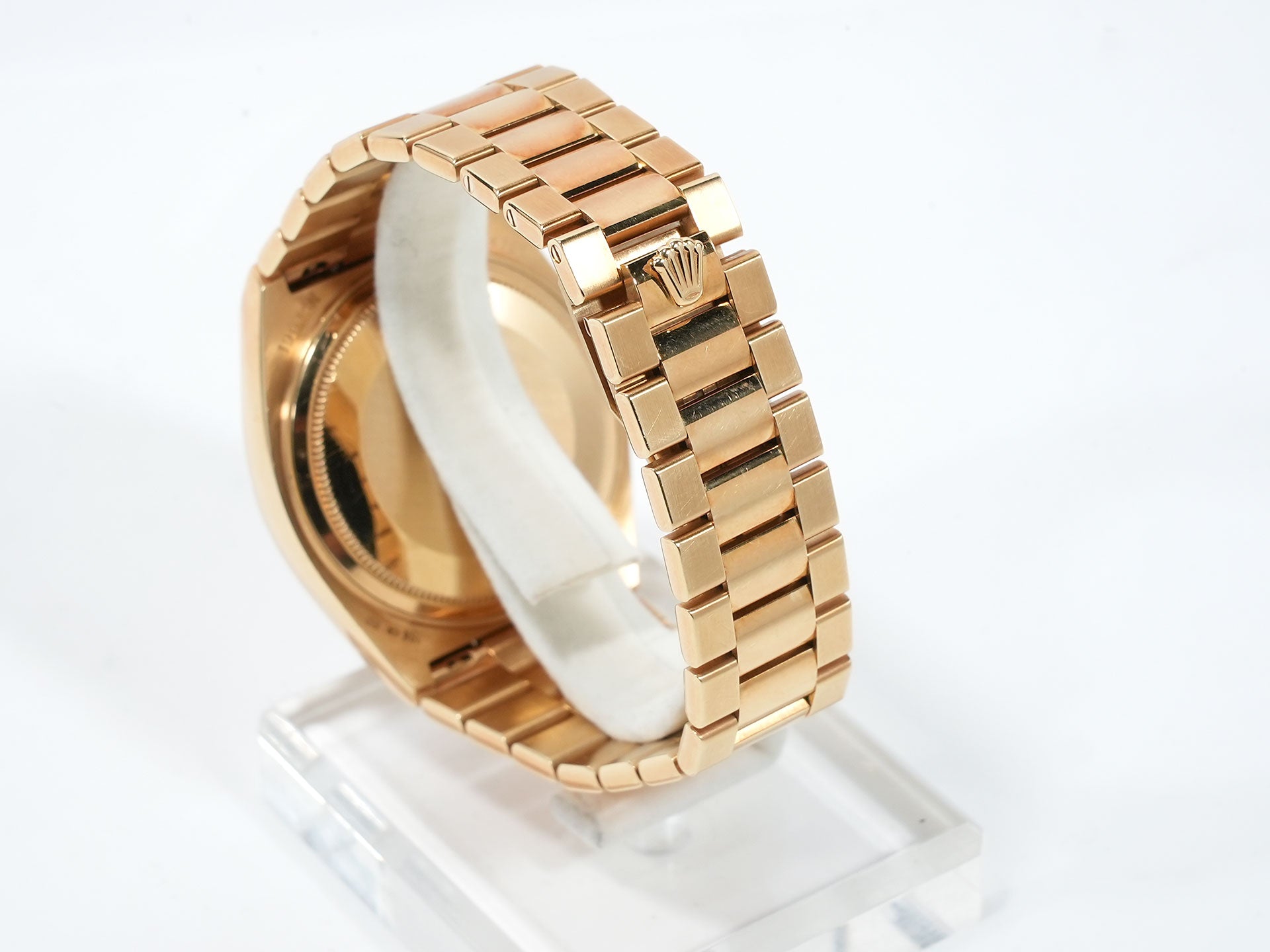 Rolex Oysterquartz Day-Date 36 Ref. 19018N Yellow Gold Champagne Dial Pre-owned jtueoz9o