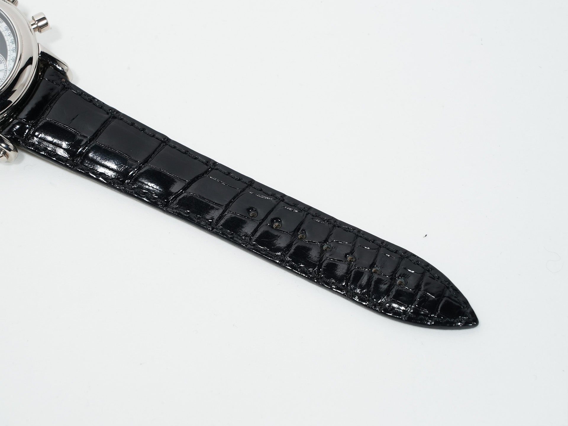 Franck Muller Round Split-Second Double-Face Chronograph Ref. 7000RDF White Gold Black and Mother-of-Pearl Dial Excellent Condition szggb6a9