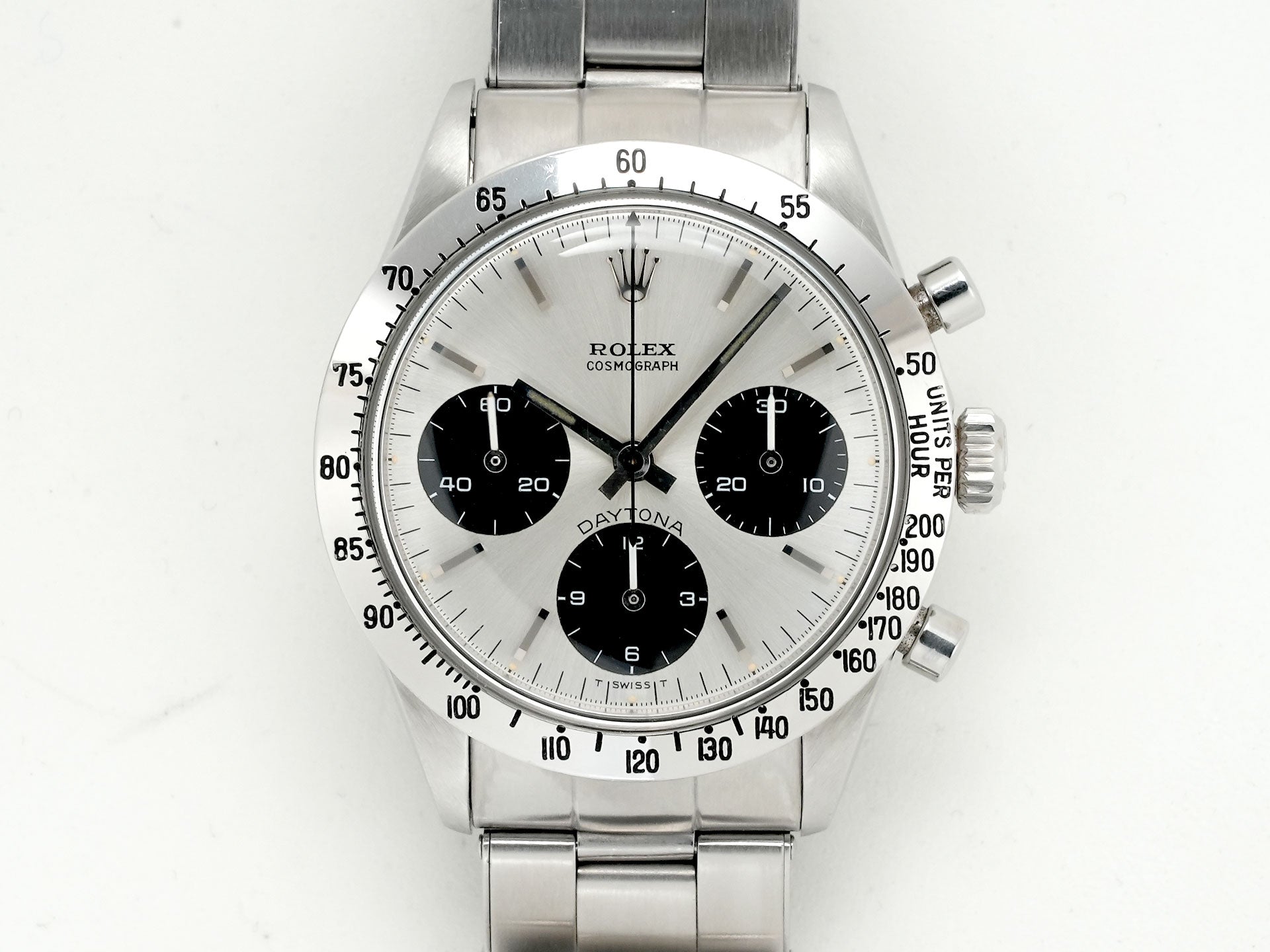 Rolex Daytona Ref. 6239 Stainless Steel Silver Dial Pre-owned 5quhuht4