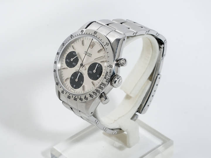 Rolex Daytona Ref. 6239 Stainless Steel Silver Dial Pre-owned 5quhuht4