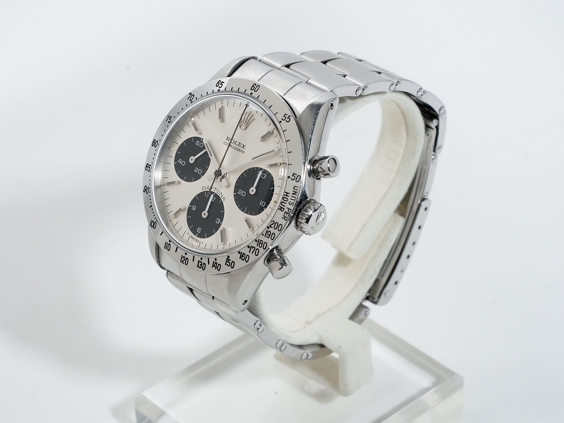 Rolex Daytona Ref. 6239 Stainless Steel Silver Dial Pre-owned 5quhuht4