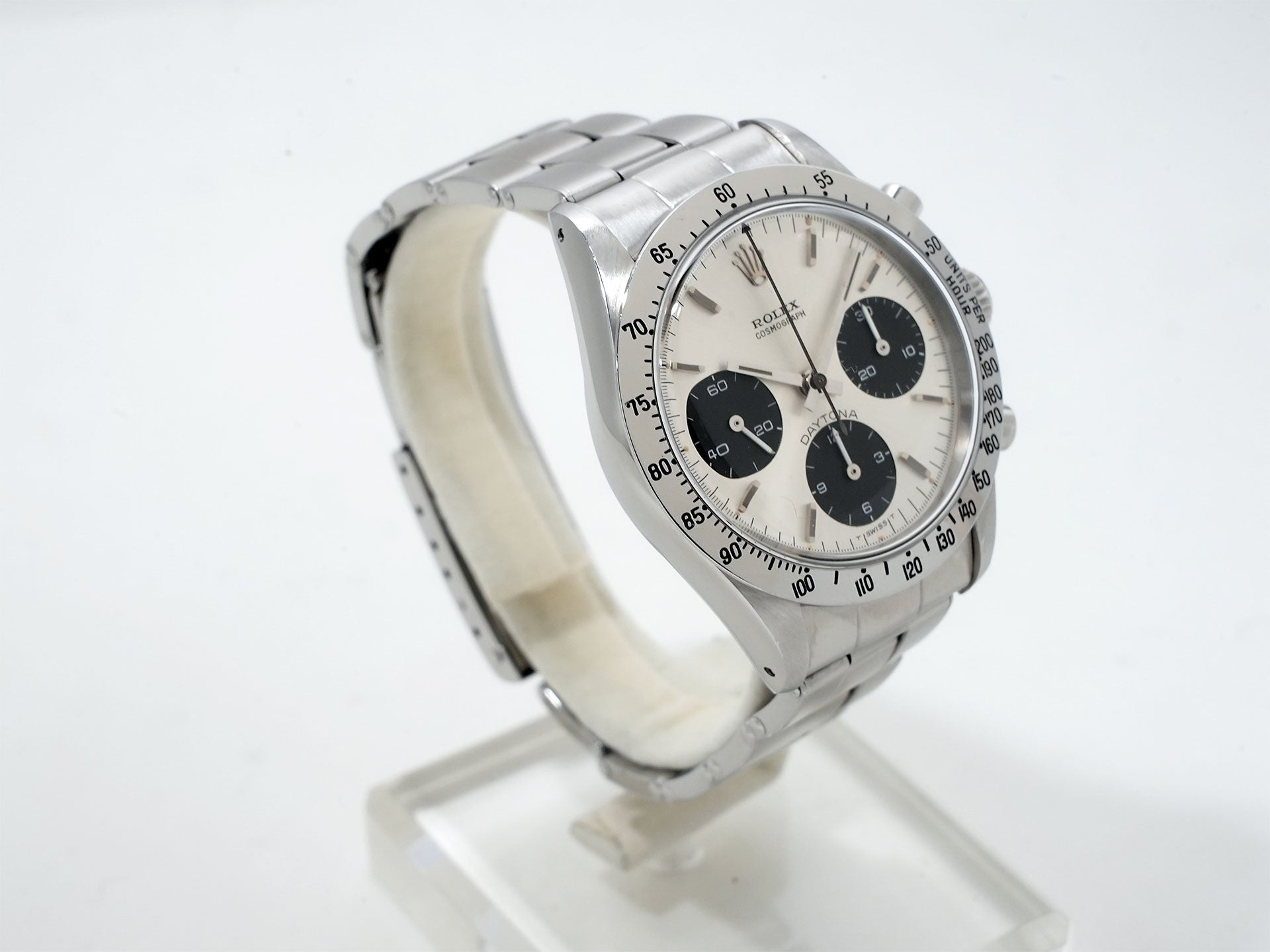 Rolex Daytona Ref. 6239 Stainless Steel Silver Dial Pre-owned 5quhuht4