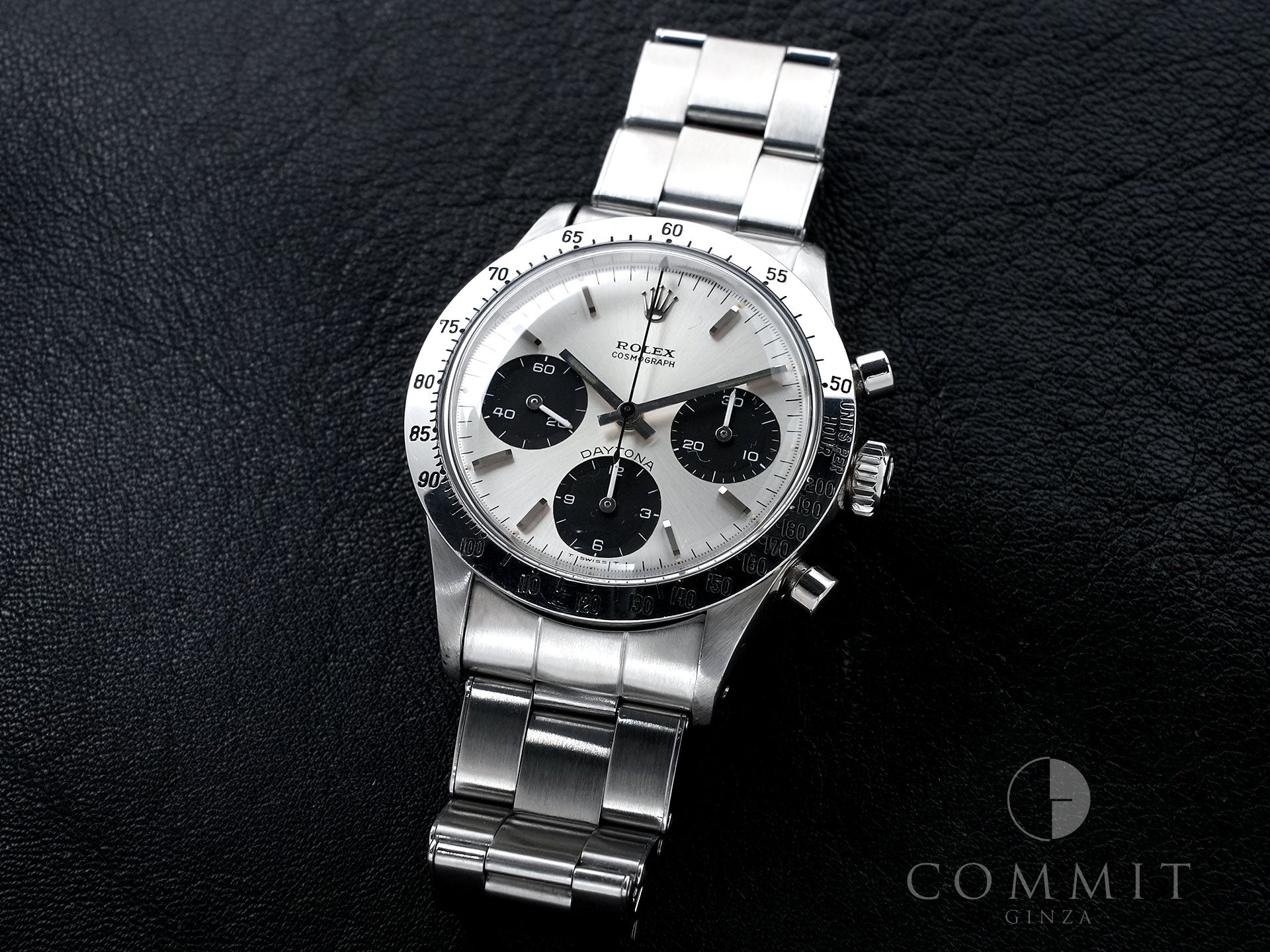 Rolex Daytona Ref. 6239 Stainless Steel Silver Dial Pre-owned 5quhuht4