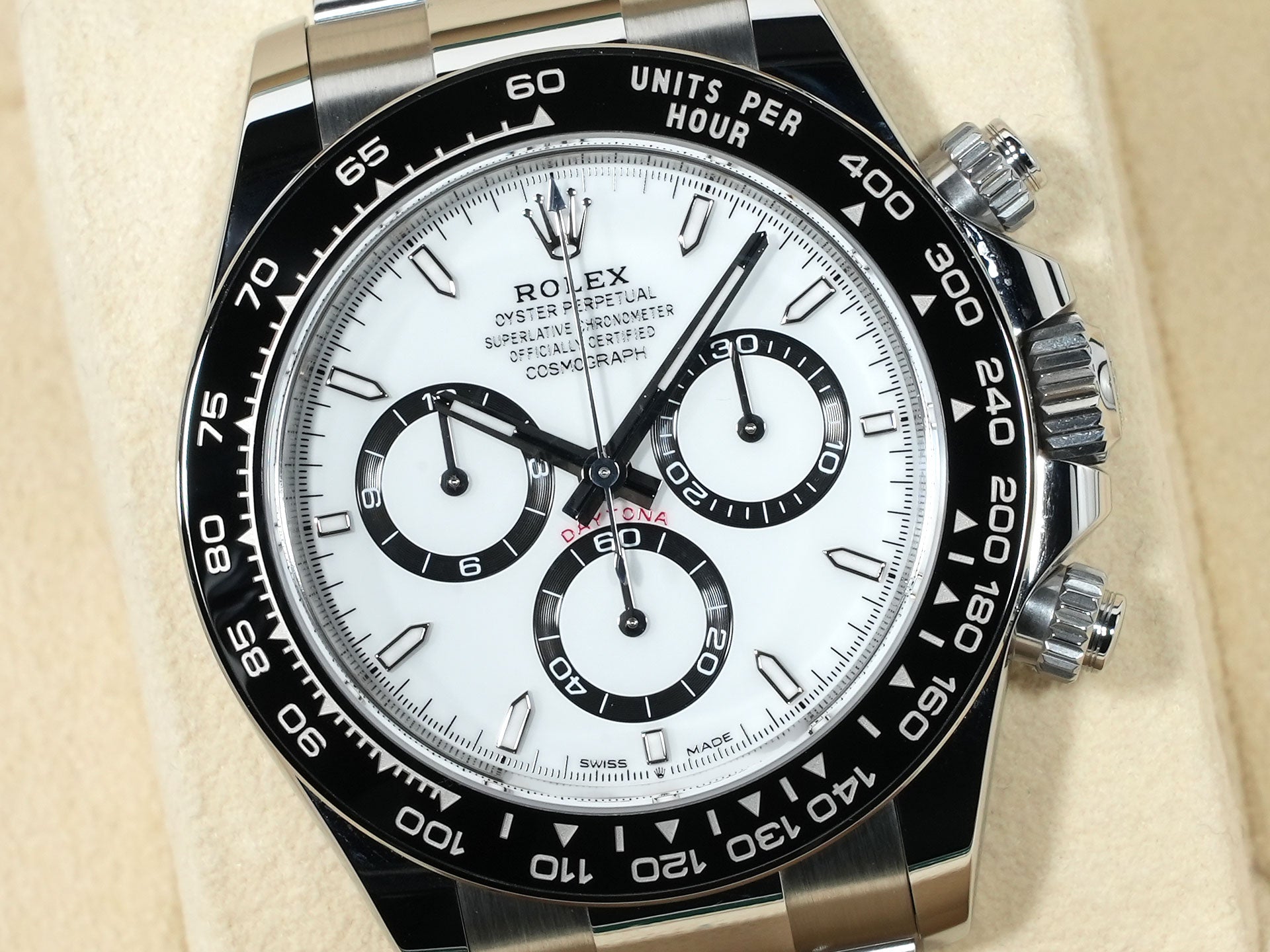 ロレックス デイトナ Ref.126500LN ステンレススチール ホワイト文字盤 極美品 3icbytva