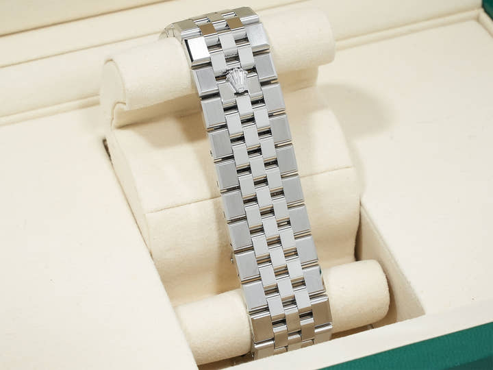 Rolex Land-Dweller Ref. 127334 Stainless Steel/White Gold White Dial Jubilee Bracelet Excellent Condition t32an4ah