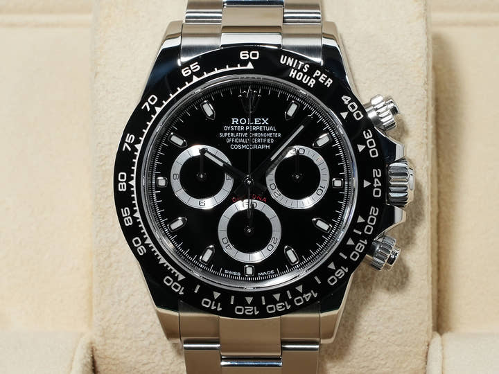 ロレックス デイトナ Ref.116500LN ステンレススチール ブラック文字盤 美中古 9dkrxm3f