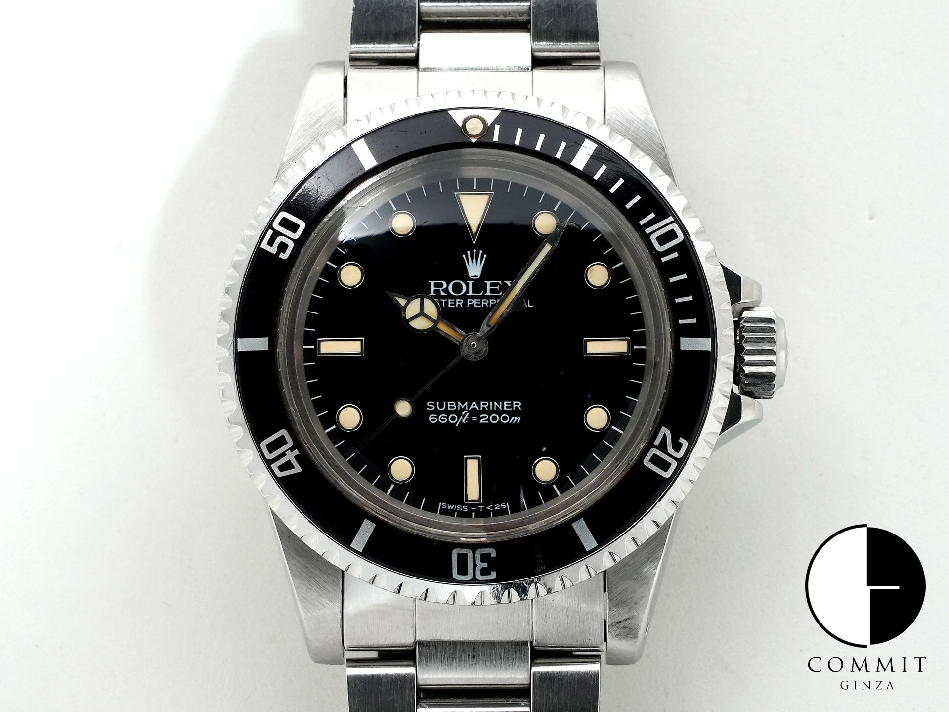 Pre-owned Rolex Submariner Ref. 5513 Stainless Steel with Black Dial (pb5opix8)
