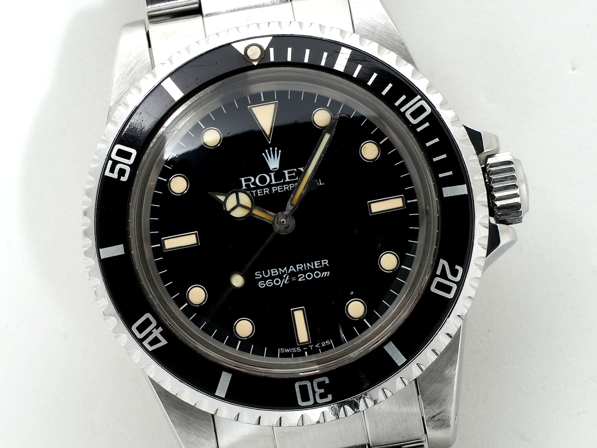 Pre-owned Rolex Submariner Ref. 5513 Stainless Steel with Black Dial (pb5opix8)