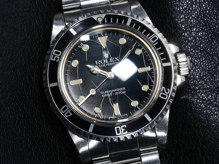 Pre-owned Rolex Submariner Ref. 5513 Stainless Steel with Black Dial (pb5opix8)