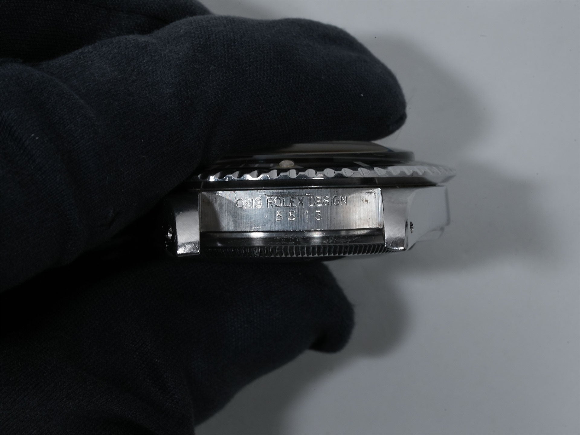 Pre-owned Rolex Submariner Ref. 5513 Stainless Steel with Black Dial (pb5opix8)