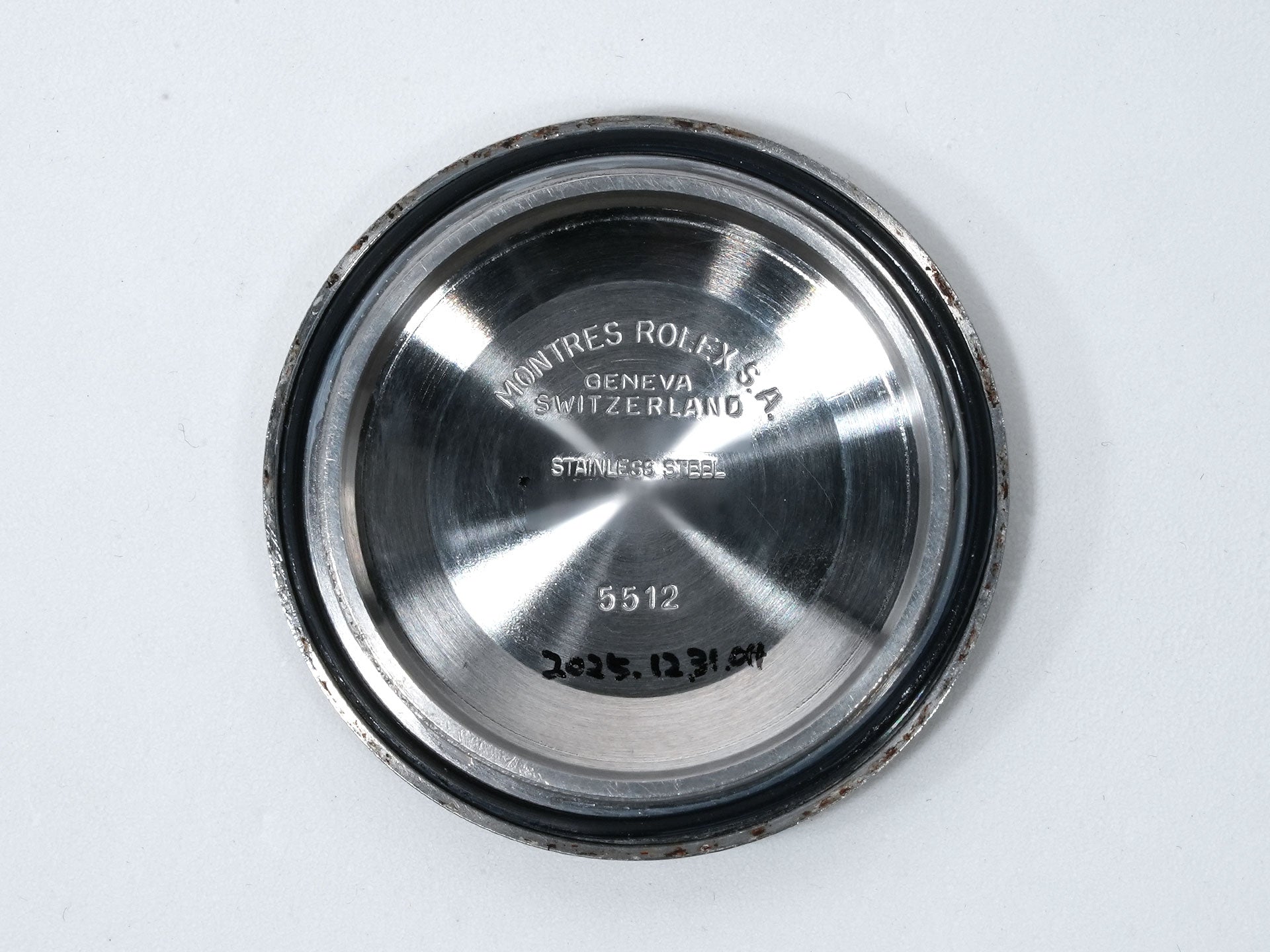 Pre-owned Rolex Submariner Ref. 5513 Stainless Steel with Black Dial (pb5opix8)