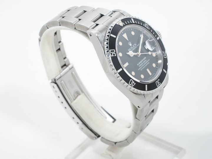 Rolex Submariner Date Ref. 16800 Stainless Steel Black Dial Pre-owned n5p53msh