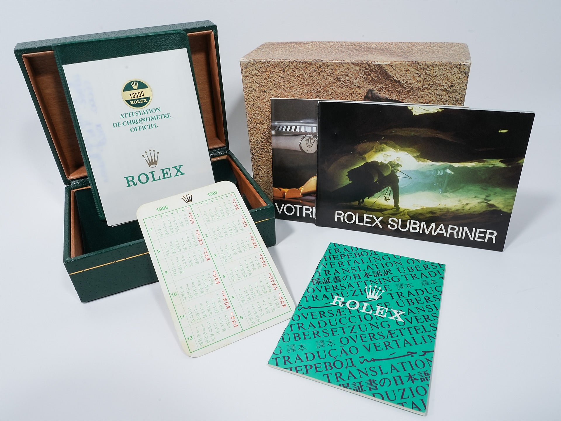 Rolex Submariner Date Ref. 16800 Stainless Steel Black Dial Pre-owned n5p53msh