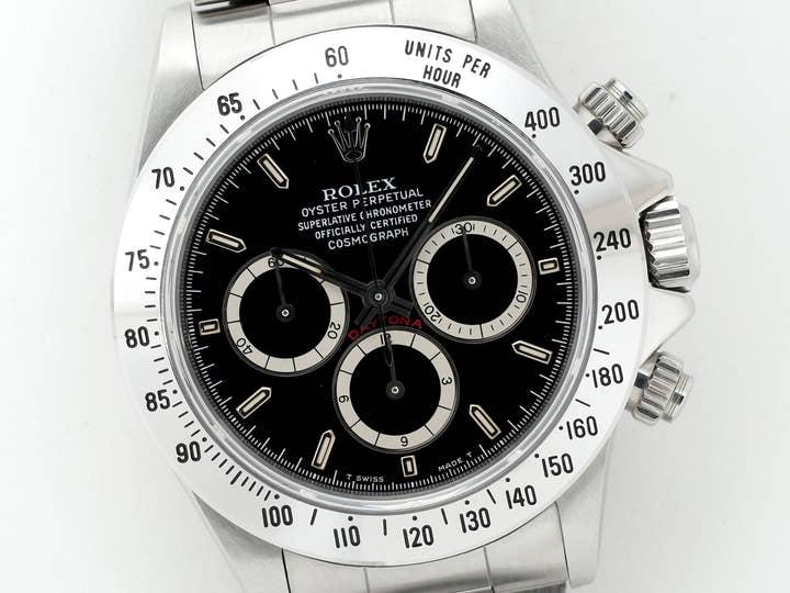 Rolex Daytona El Primero Ref. 16520 Stainless Steel Black Dial Excellent Condition x7uehymm