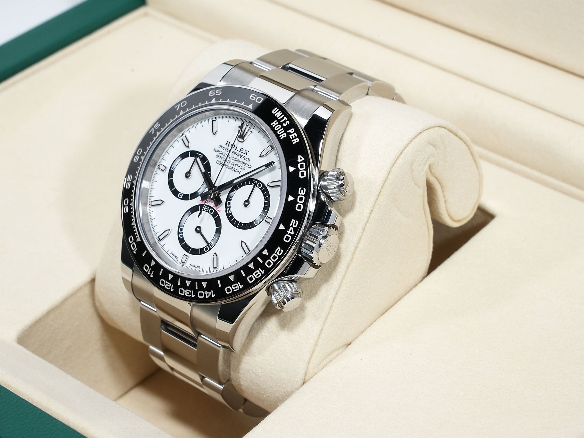 Rolex Daytona Ref. 126500LN Stainless Steel White Dial Excellent Condition ik52cezq
