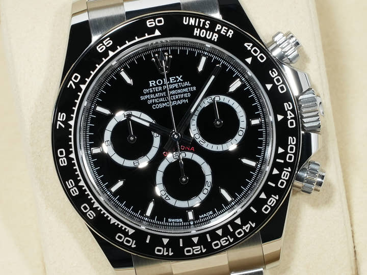 Rolex Daytona Ref. 126500LN Stainless Steel Black Dial Unused qkfhims7