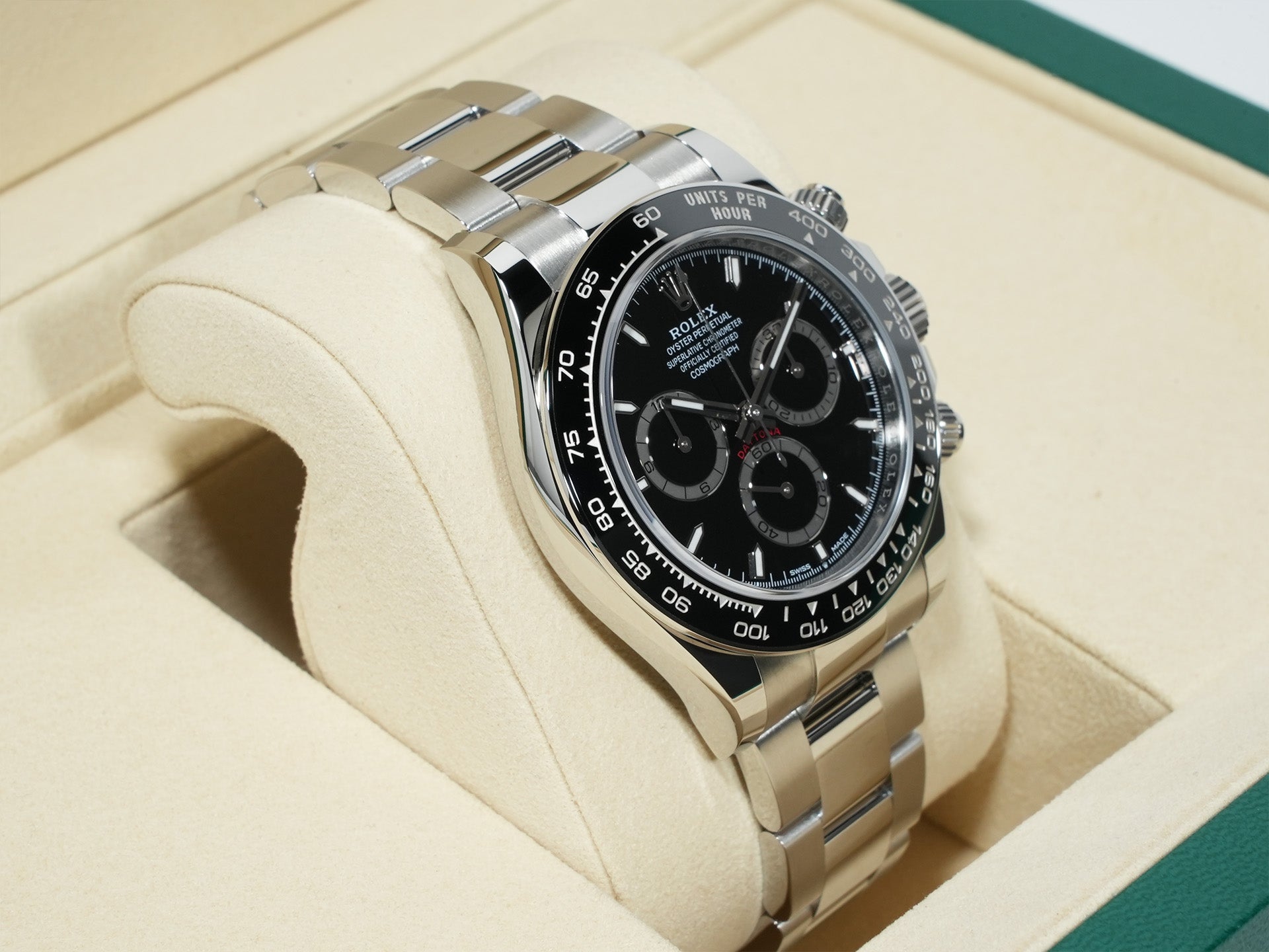 Rolex Daytona Ref. 126500LN Stainless Steel Black Dial Unused qkfhims7
