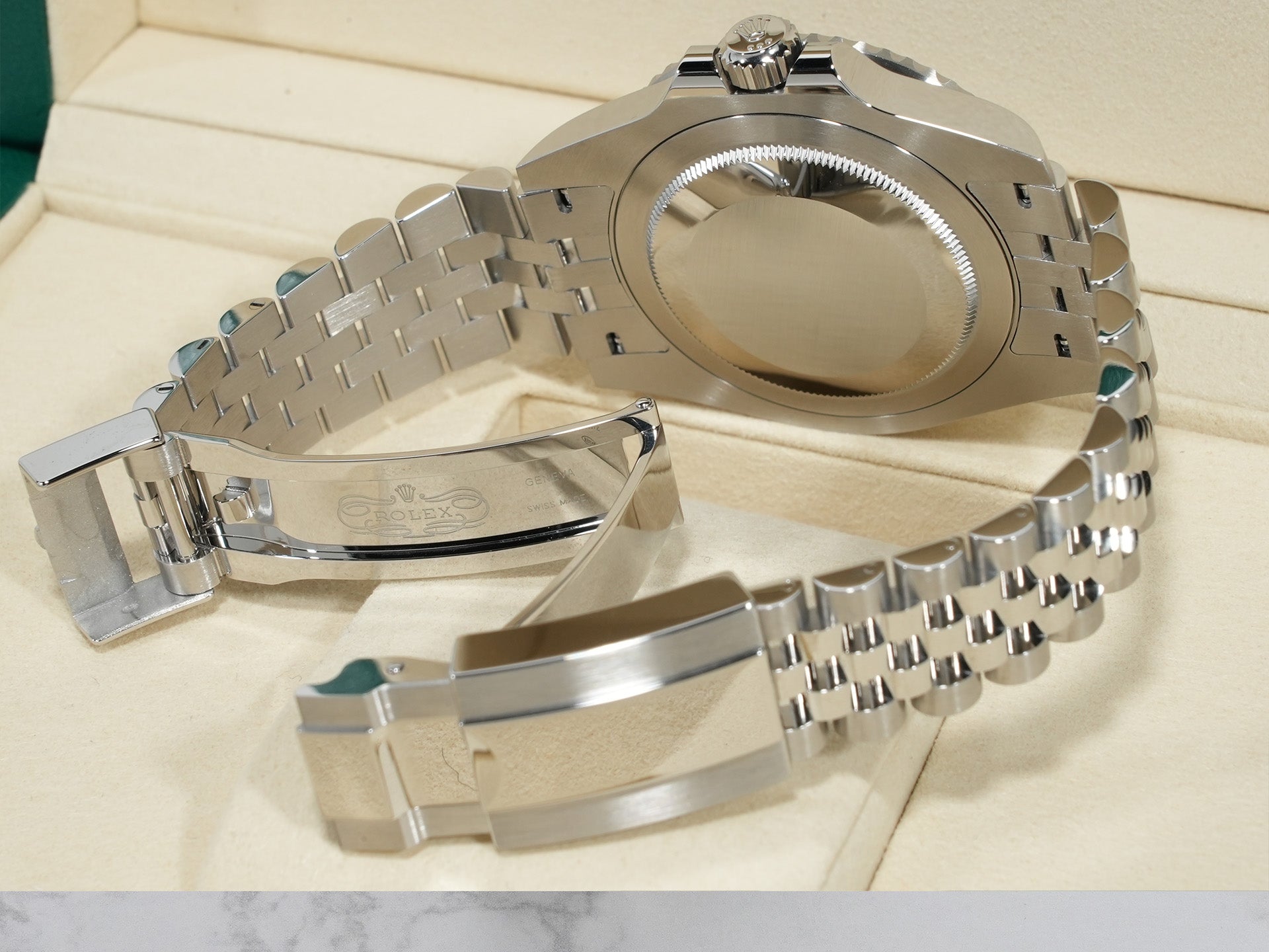 Rolex GMT-Master II Ref. 126710BLRO Stainless Steel with Black Dial and Jubilee Bracelet (Unused) cmsg5qji