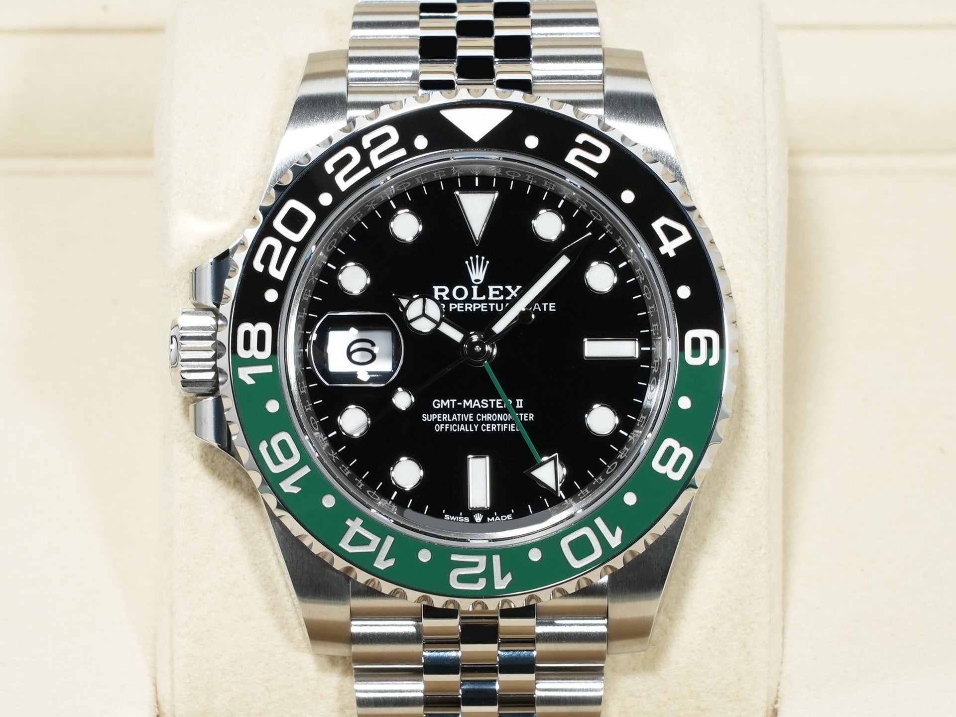 Rolex GMT-Master II Ref. 126720VTNR Stainless Steel with Black Dial and Jubilee Bracelet, Unused (uvqodqec)