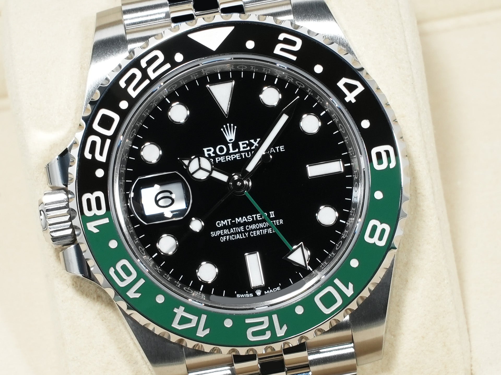 Rolex GMT-Master II Ref. 126720VTNR Stainless Steel with Black Dial and Jubilee Bracelet, Unused (uvqodqec)