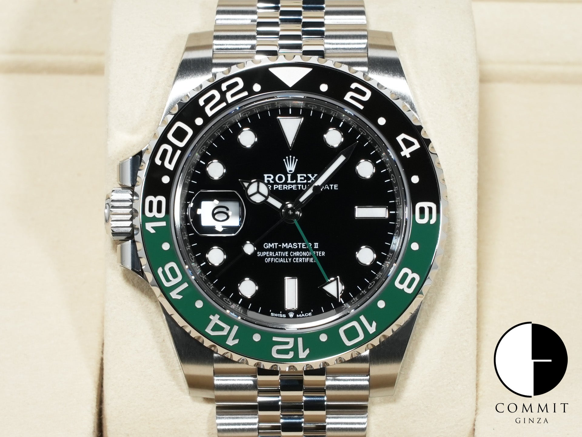 Rolex GMT-Master II Ref. 126720VTNR Stainless Steel with Black Dial and Jubilee Bracelet, Unused, y9jd753q