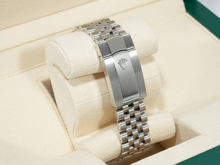 Rolex Datejust 36 Ref. 126234G Stainless Steel/White Gold Black 10-Piece Diamond Dial Jubilee Bracelet Excellent Condition 77q7msvn