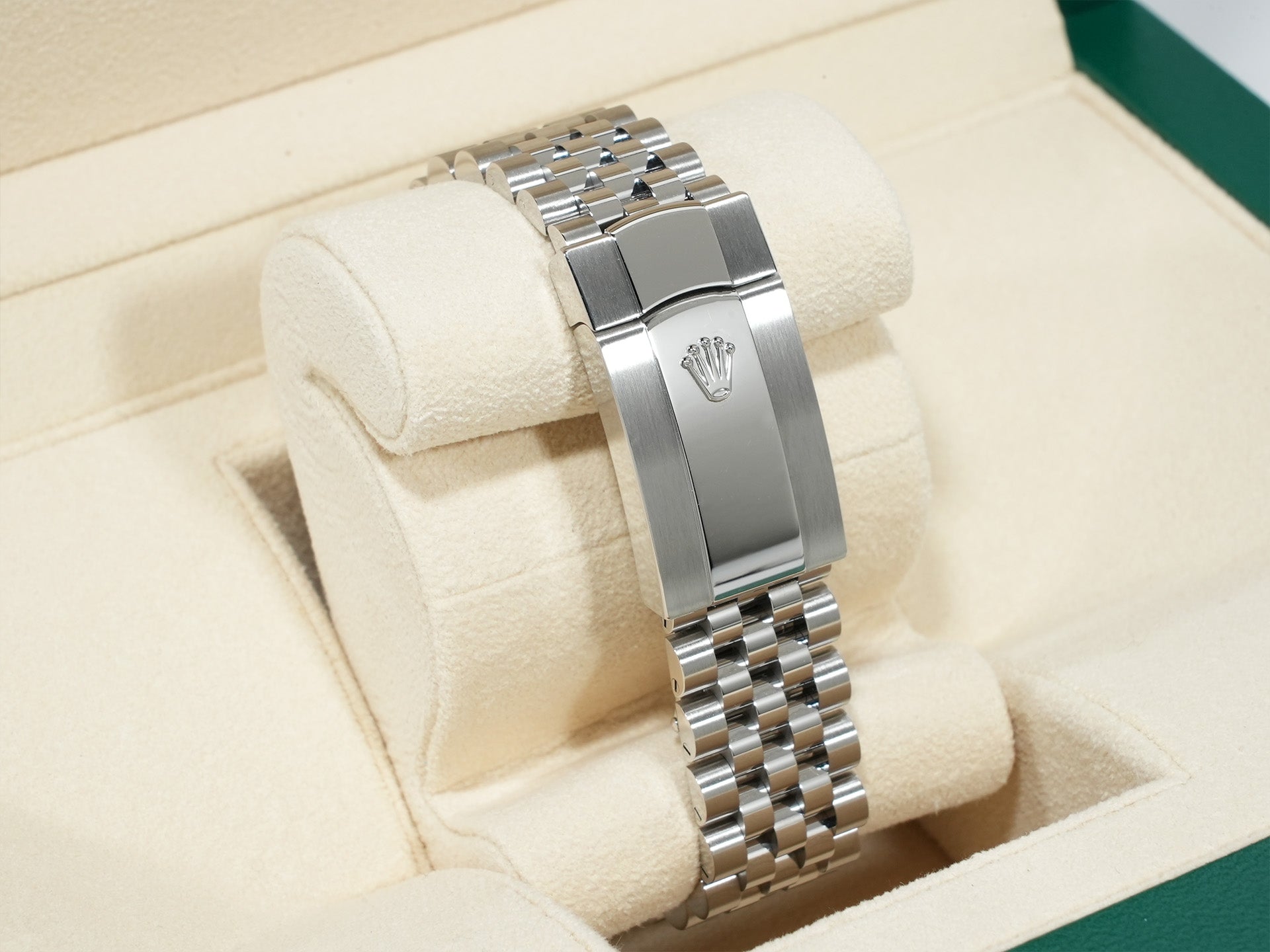 Rolex Datejust 36 Ref. 126234G Stainless Steel/White Gold Black 10-Piece Diamond Dial Jubilee Bracelet Excellent Condition 77q7msvn