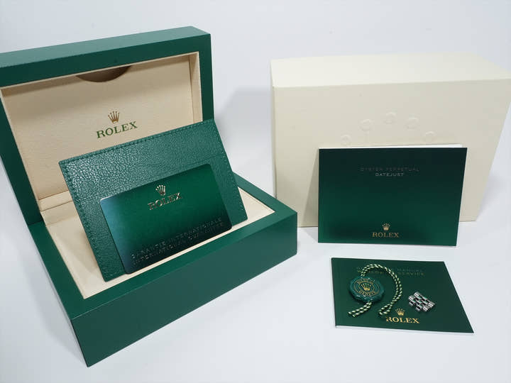 Rolex Datejust 36 Ref. 126234G Stainless Steel/White Gold Black 10-Piece Diamond Dial Jubilee Bracelet Excellent Condition 77q7msvn