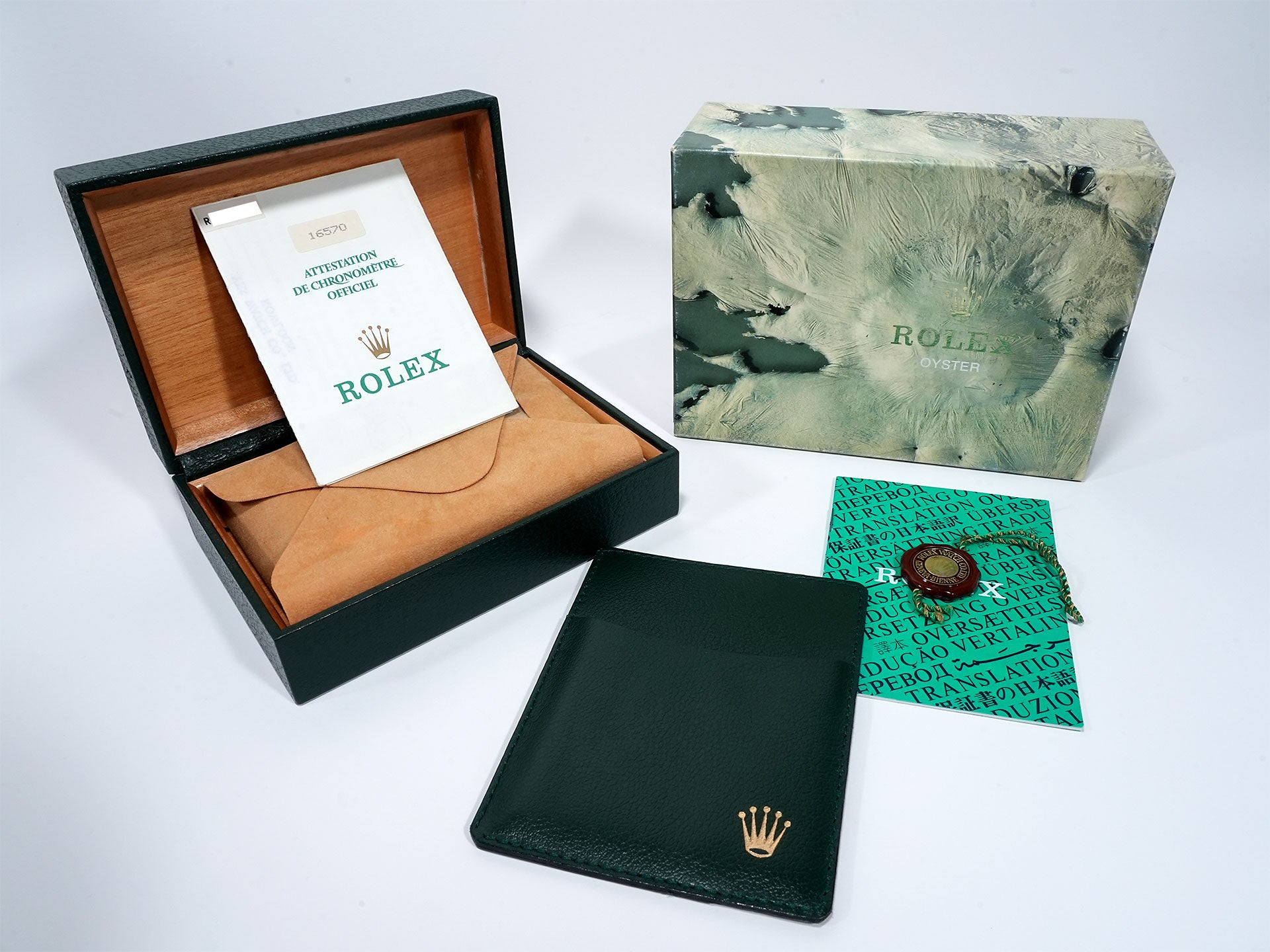 Pre-owned Rolex Explorer II Ref. 16570 Stainless Steel White Dial Oyster Bracelet s6y6tn8a