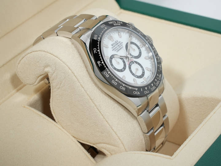 Rolex Daytona Ref. 116500LN Stainless Steel White Dial Excellent Condition q7gw7btk