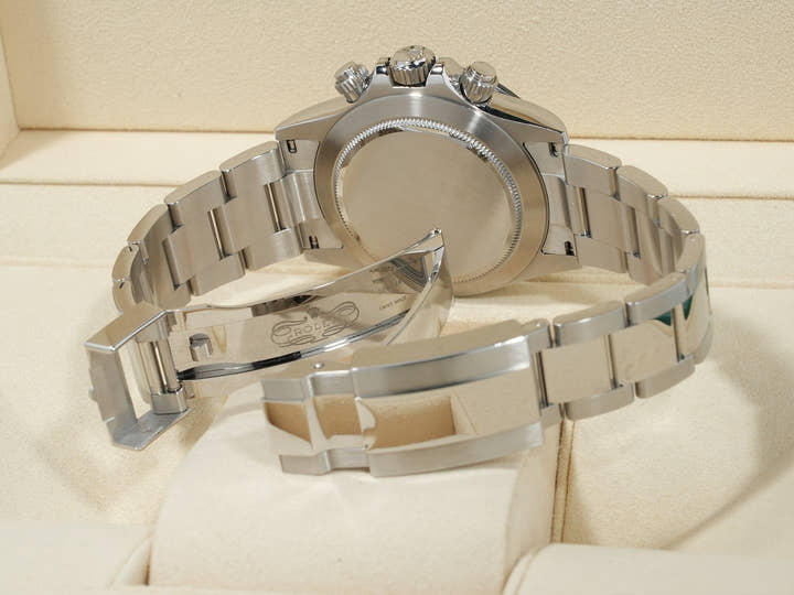 Rolex Daytona Ref. 116500LN Stainless Steel White Dial Excellent Condition q7gw7btk