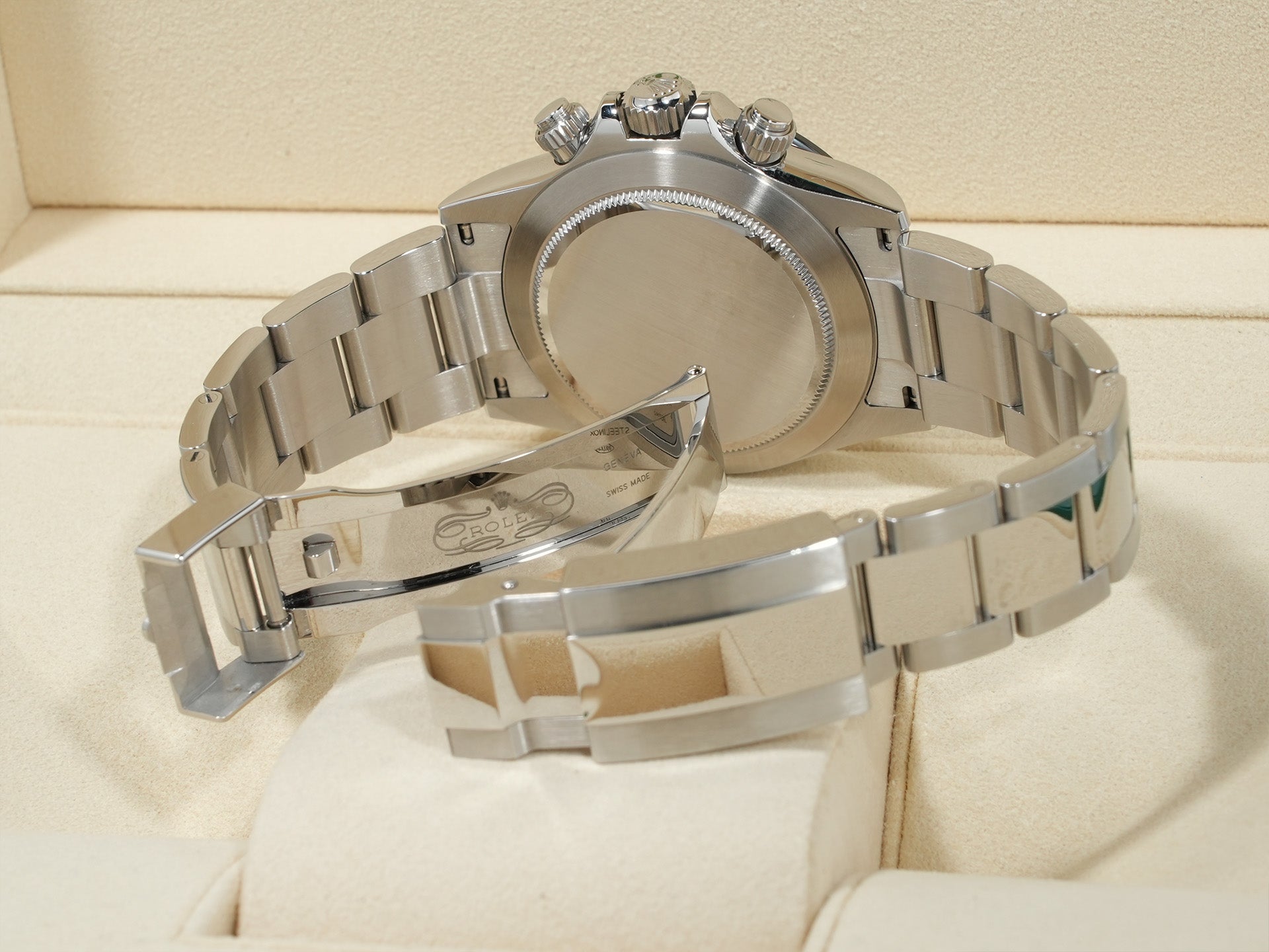 Rolex Daytona Ref. 116500LN Stainless Steel White Dial Excellent Condition q7gw7btk