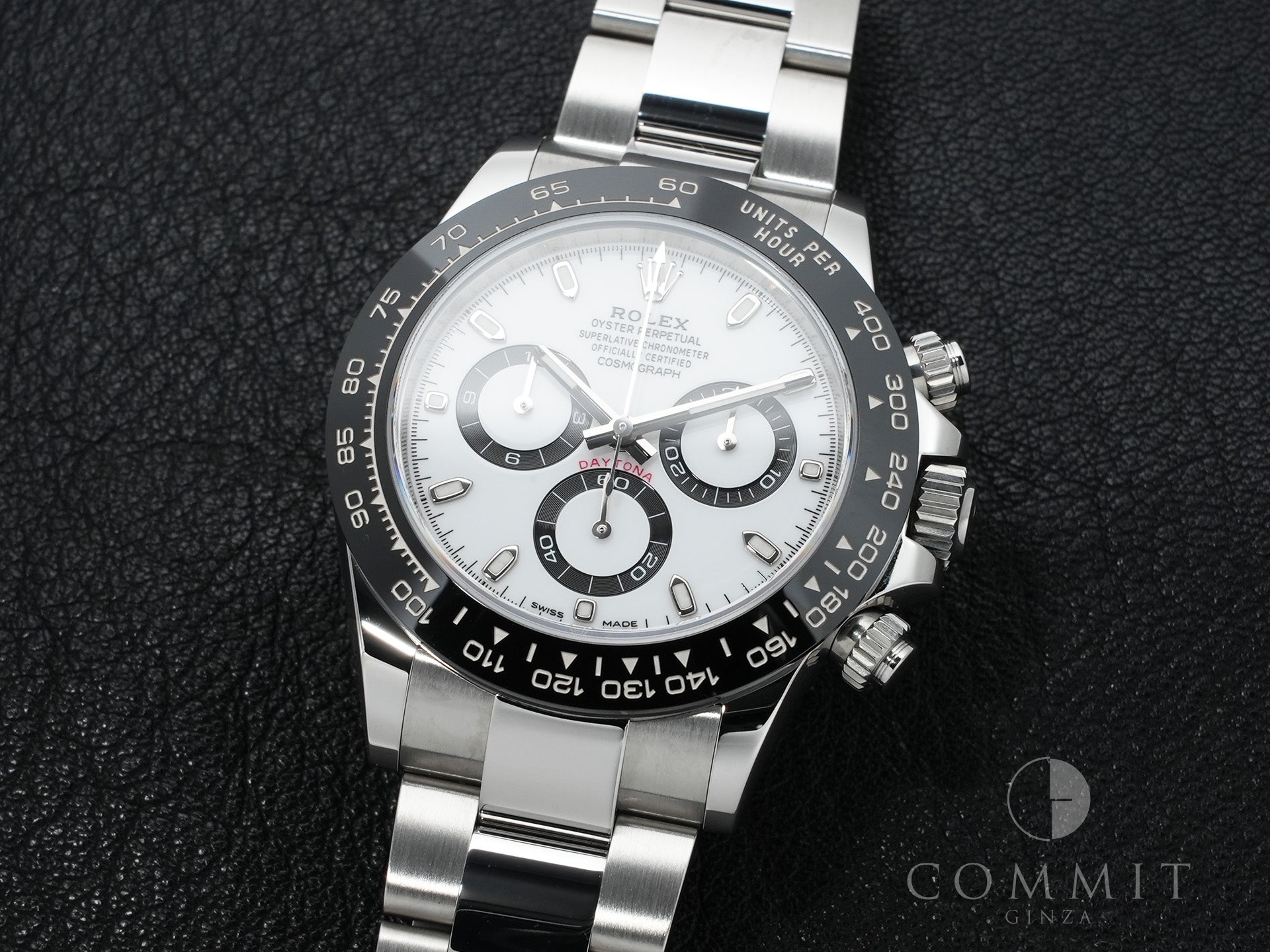 Rolex Daytona Ref. 116500LN Stainless Steel White Dial Excellent Condition q7gw7btk