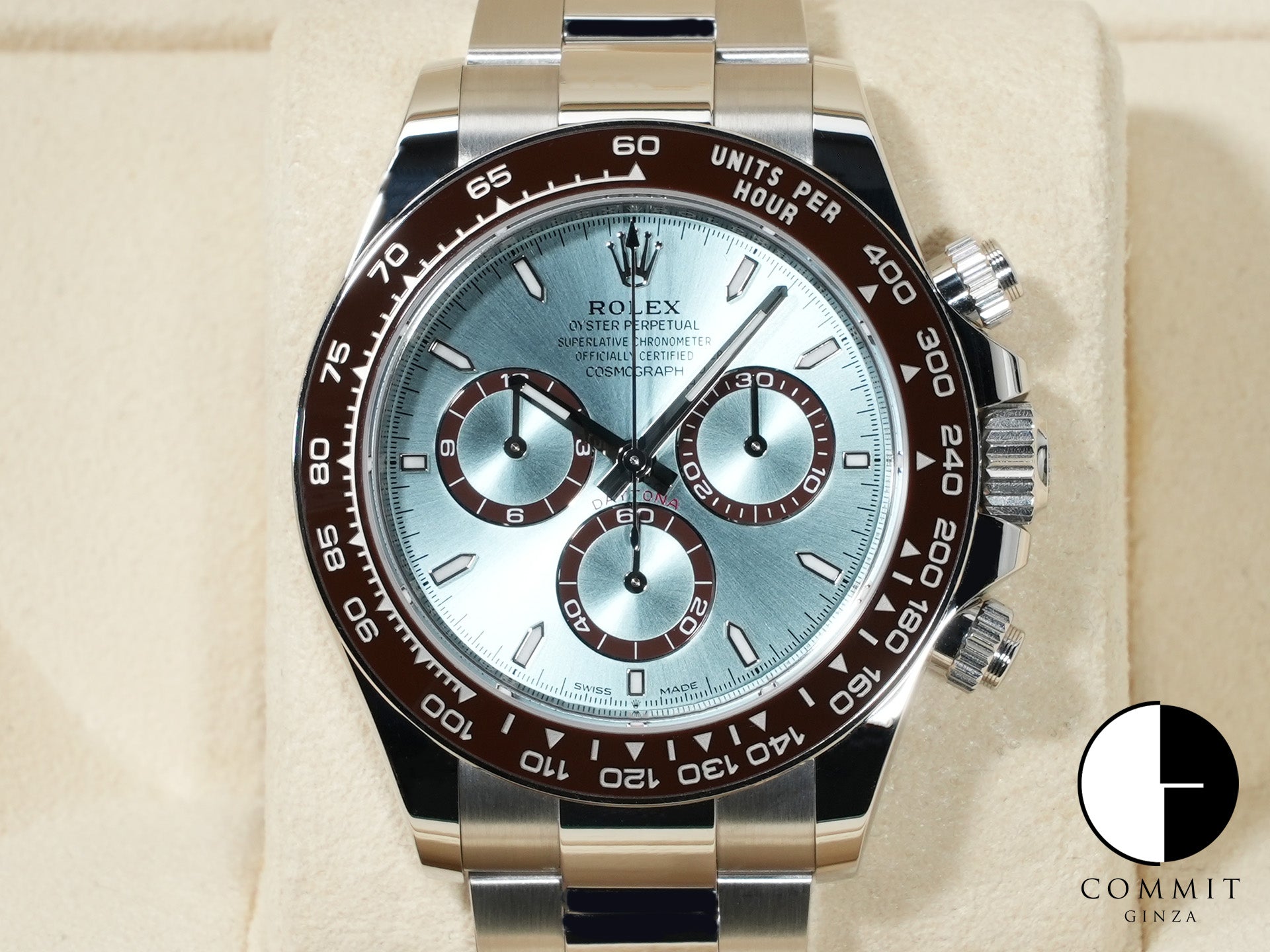 Rolex Daytona Ref. 126506 Platinum Ice Blue Dial Excellent Condition mffkbajj