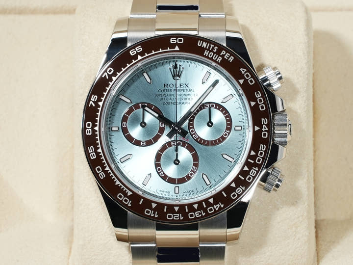 Rolex Daytona Ref. 126506 Platinum Ice Blue Dial Excellent Condition mffkbajj