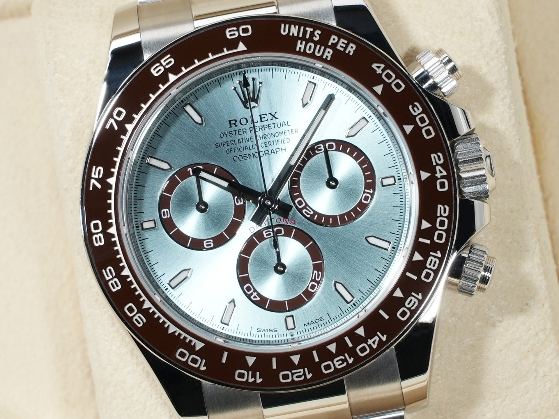 Rolex Daytona Ref. 126506 Platinum Ice Blue Dial Excellent Condition mffkbajj