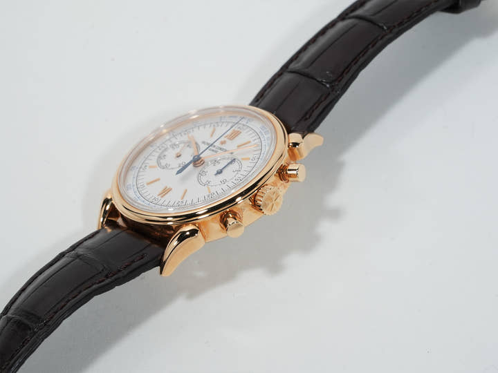 Vacheron Constantin Historiques Cornes de Vache 1955 Ref. 5000H/000R-B059 Pink Gold Silver Dial Excellent Condition gfat3uzn