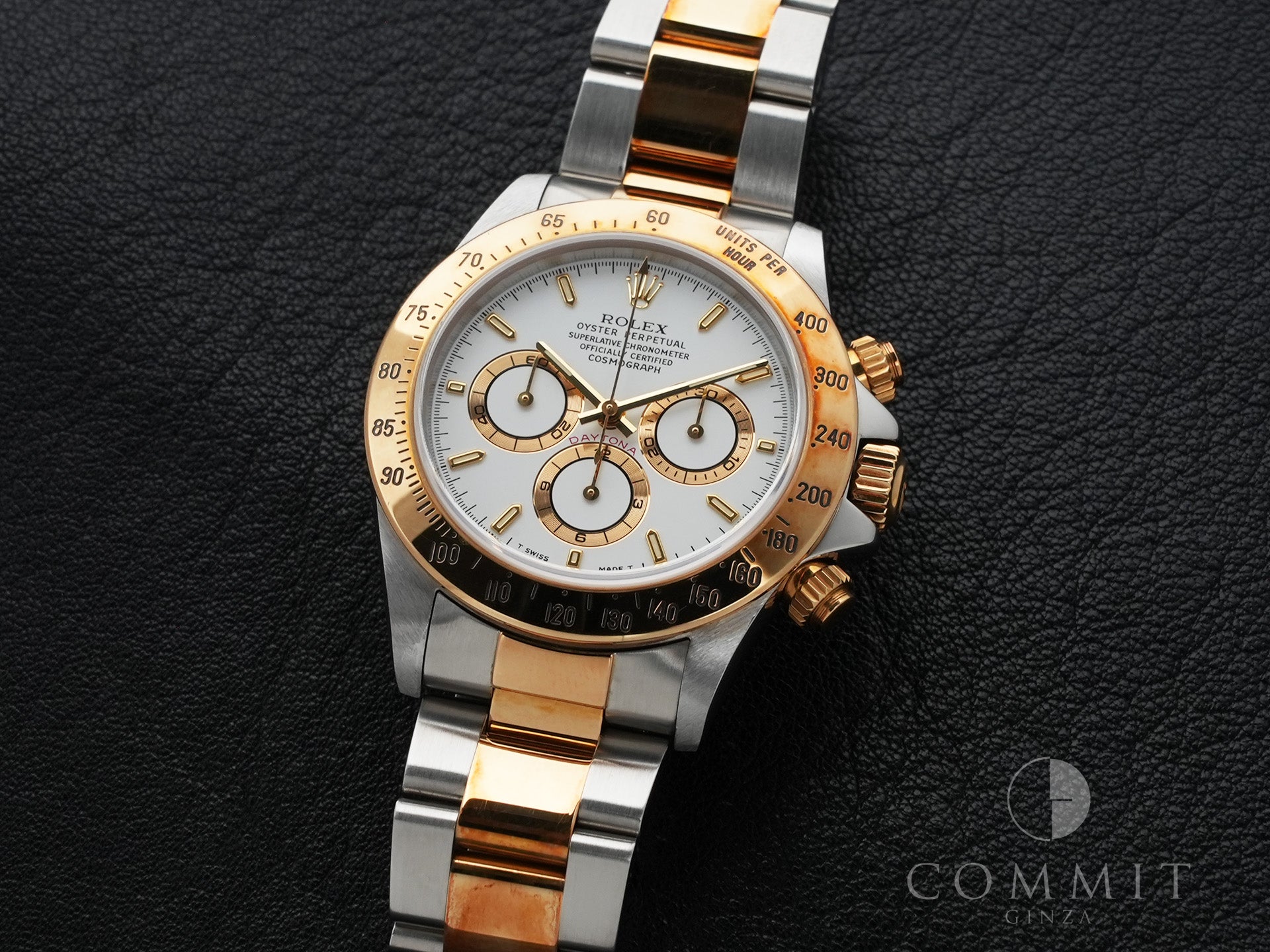 ロレックス デイトナ エルプリメロ Ref.16523 ステンレススチール/イエローゴールド ホワイト文字盤 中古 4pusn25g