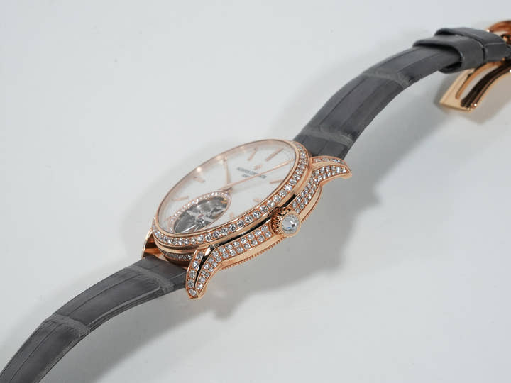 ヴァシュロンコンスタンタン トラディショナル・トゥールビヨン Ref.6035T/000R-B634 ピンクゴールド マザーオブパール文字盤 美品 3gg2o7co