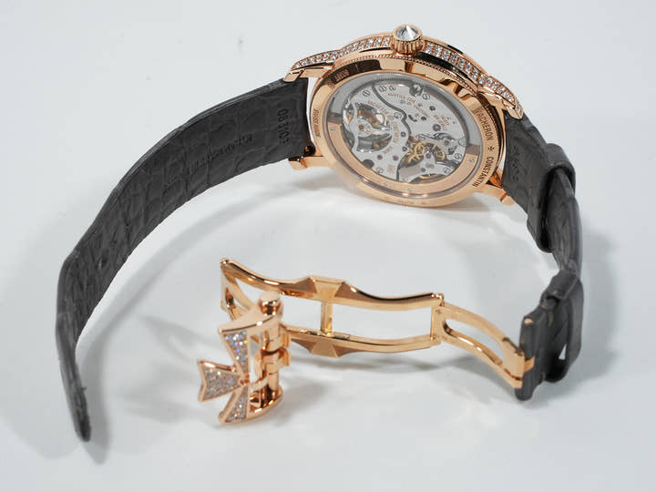 ヴァシュロンコンスタンタン トラディショナル・トゥールビヨン Ref.6035T/000R-B634 ピンクゴールド マザーオブパール文字盤 美品 3gg2o7co