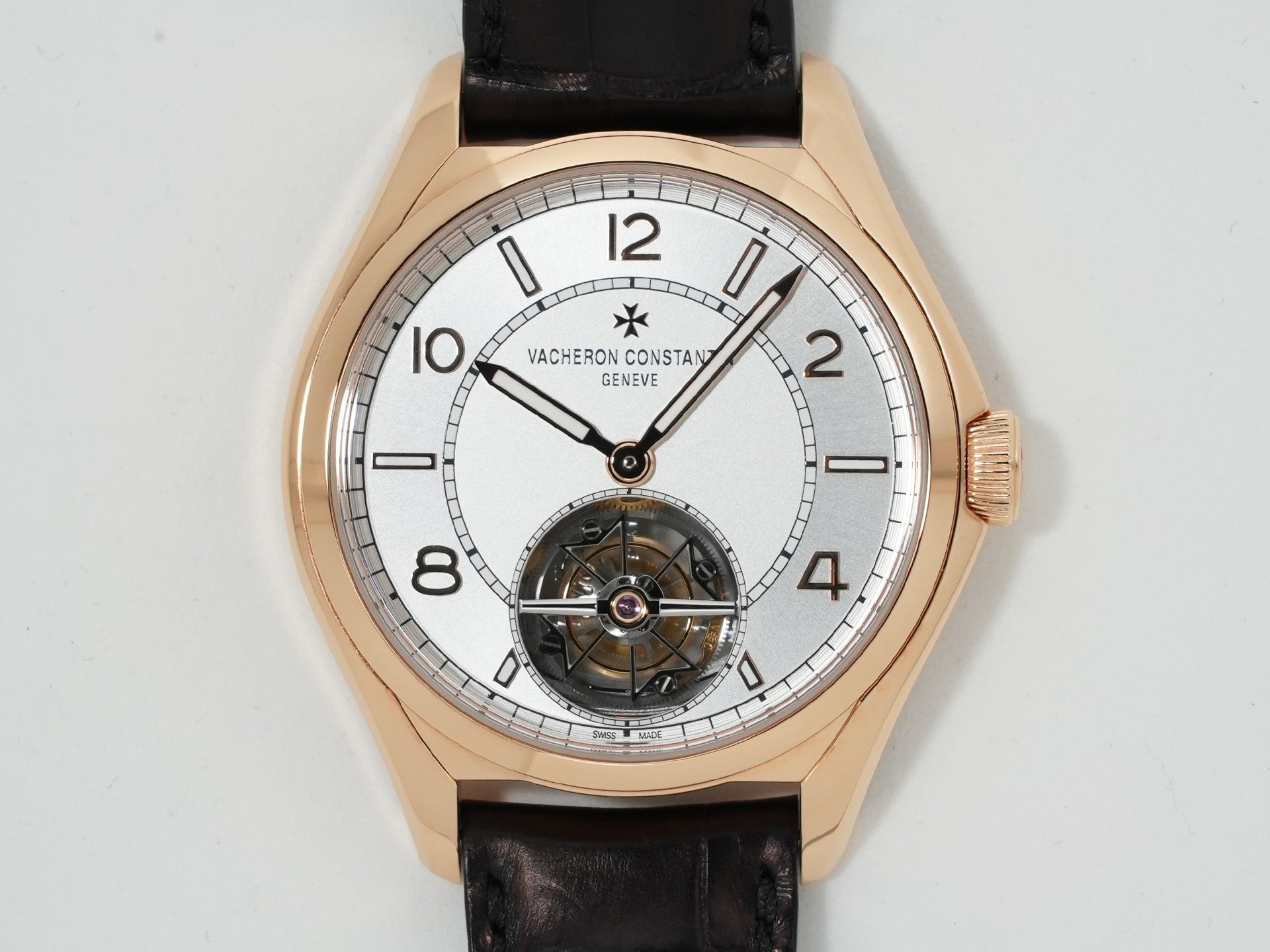 Vacheron Constantin Fiftysix Automatic Ref. 6000E/000R-B488 Pink Gold with Silver Dial, Excellent Condition, Pre-Owned, oxenmdku