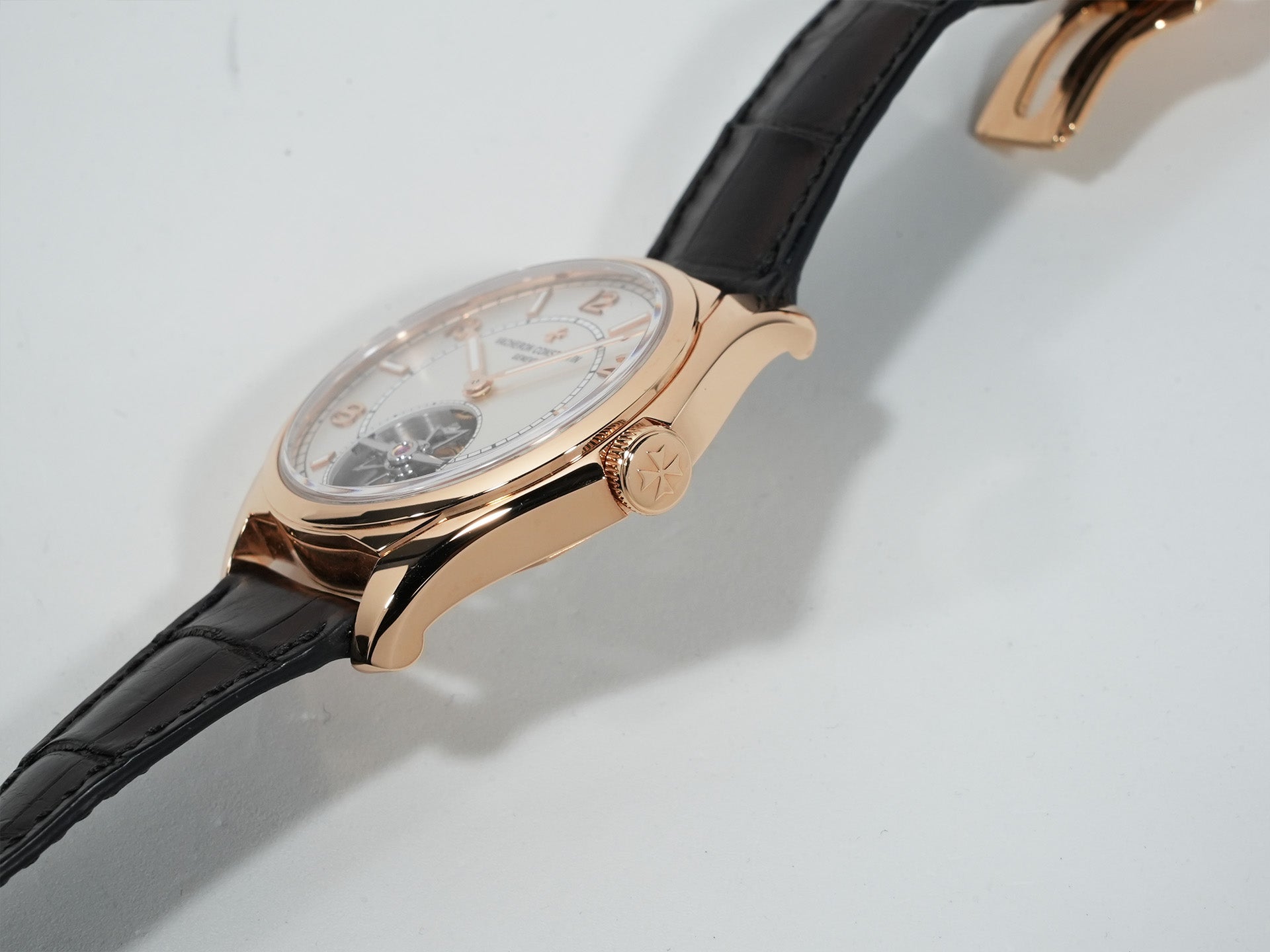 Vacheron Constantin Fiftysix Automatic Ref. 6000E/000R-B488 Pink Gold with Silver Dial, Excellent Condition, Pre-Owned, oxenmdku