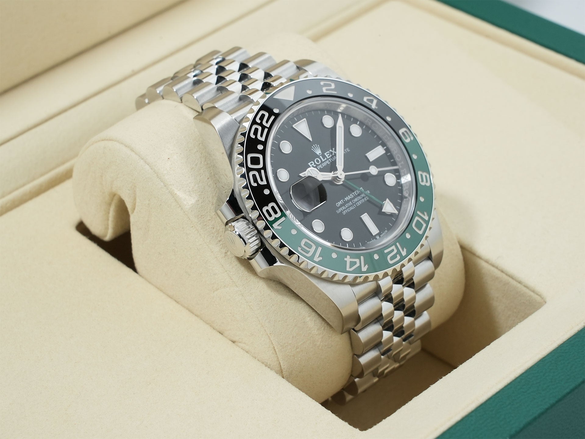 Rolex GMT-Master II Ref. 126720VTNR Stainless Steel with Black Dial and Jubilee Bracelet, Unused (b79sjaan)