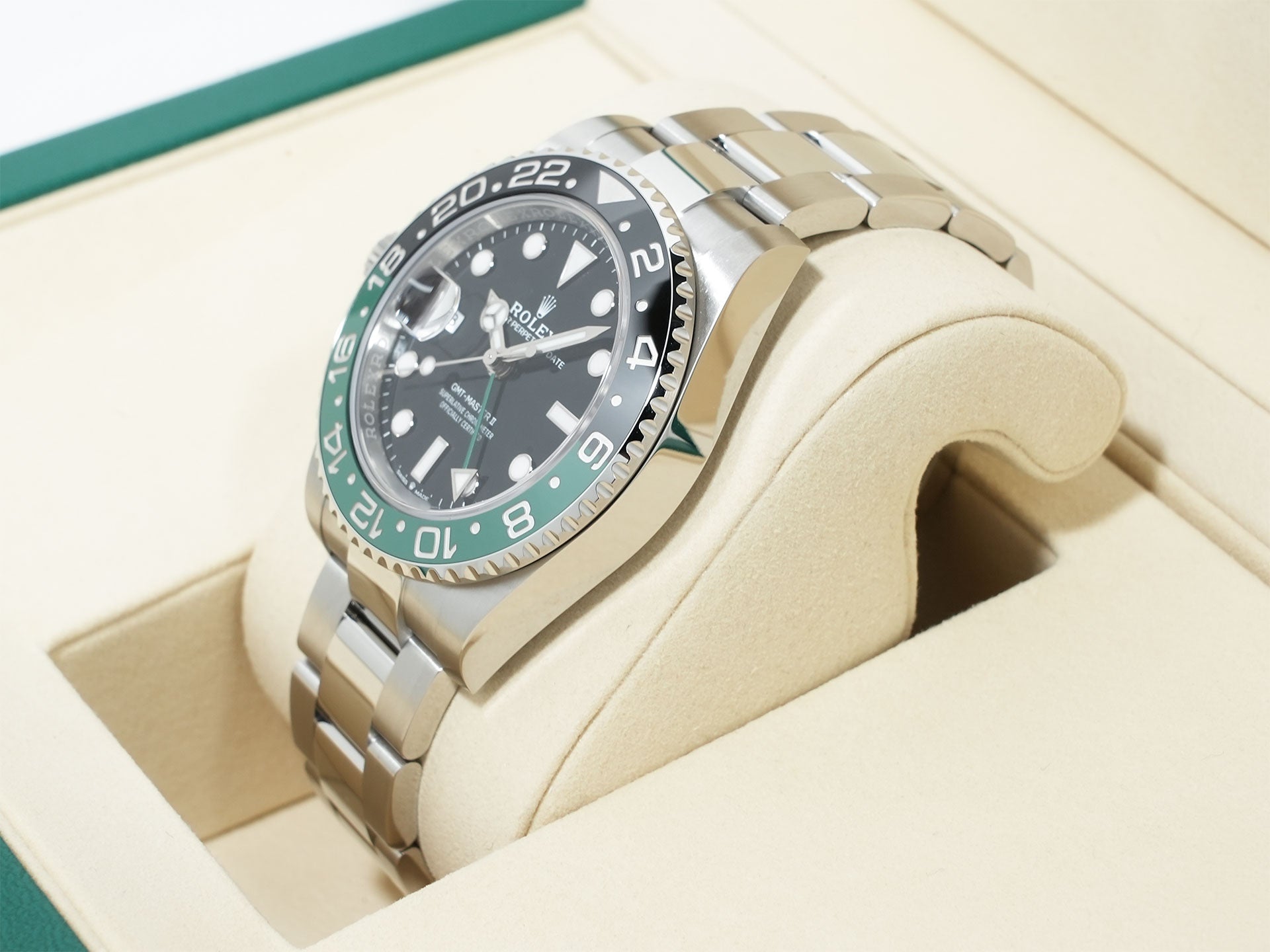 Rolex GMT-Master II Ref. 126720VTNR Stainless Steel Black Dial Oyster Bracelet Unused qhckozwb