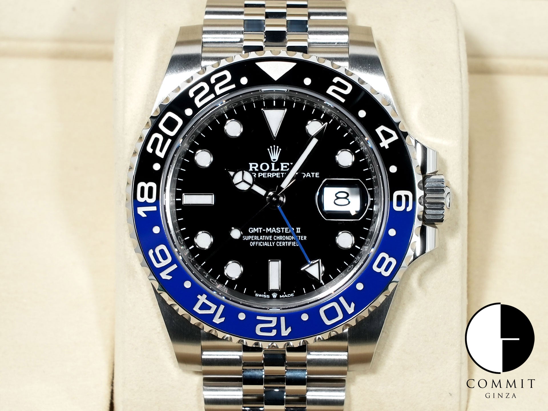 ロレックス GMTマスターII Ref.126710BLNR ステンレススチール ブラック文字盤 ジュビリーブレスレット 未使用 sh3ftkq7