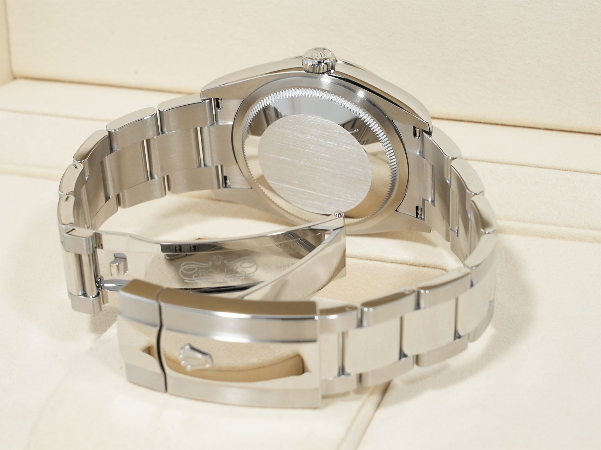 Rolex Datejust 36 Ref. 126234 Stainless Steel/White Gold Bright Blue Dial Oyster Bracelet Unused 9j5ctmkj