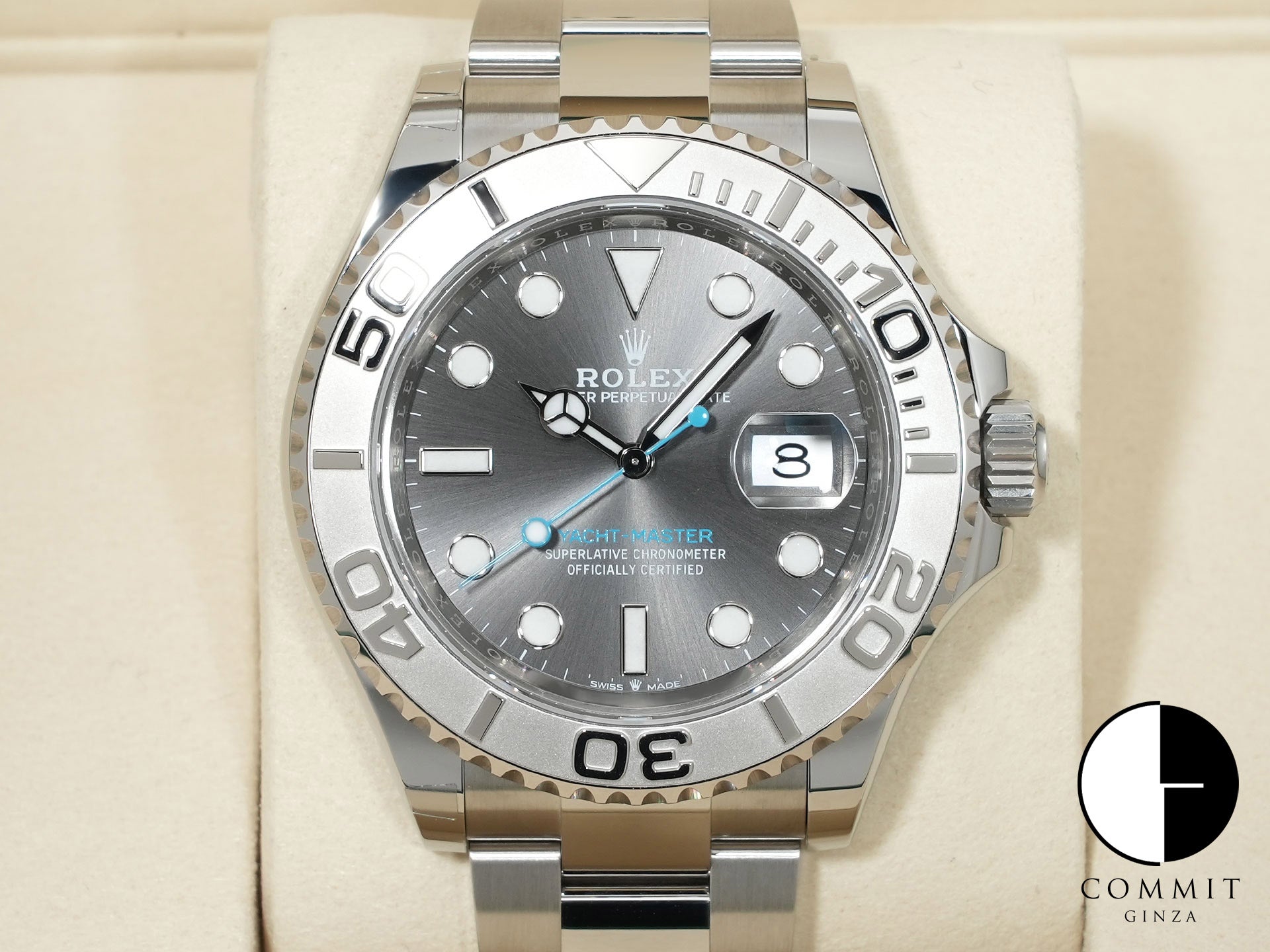 Rolex Yacht-Master 40 Ref. 126622 Stainless Steel/Platinum Slate Dial Unused anaz2br8