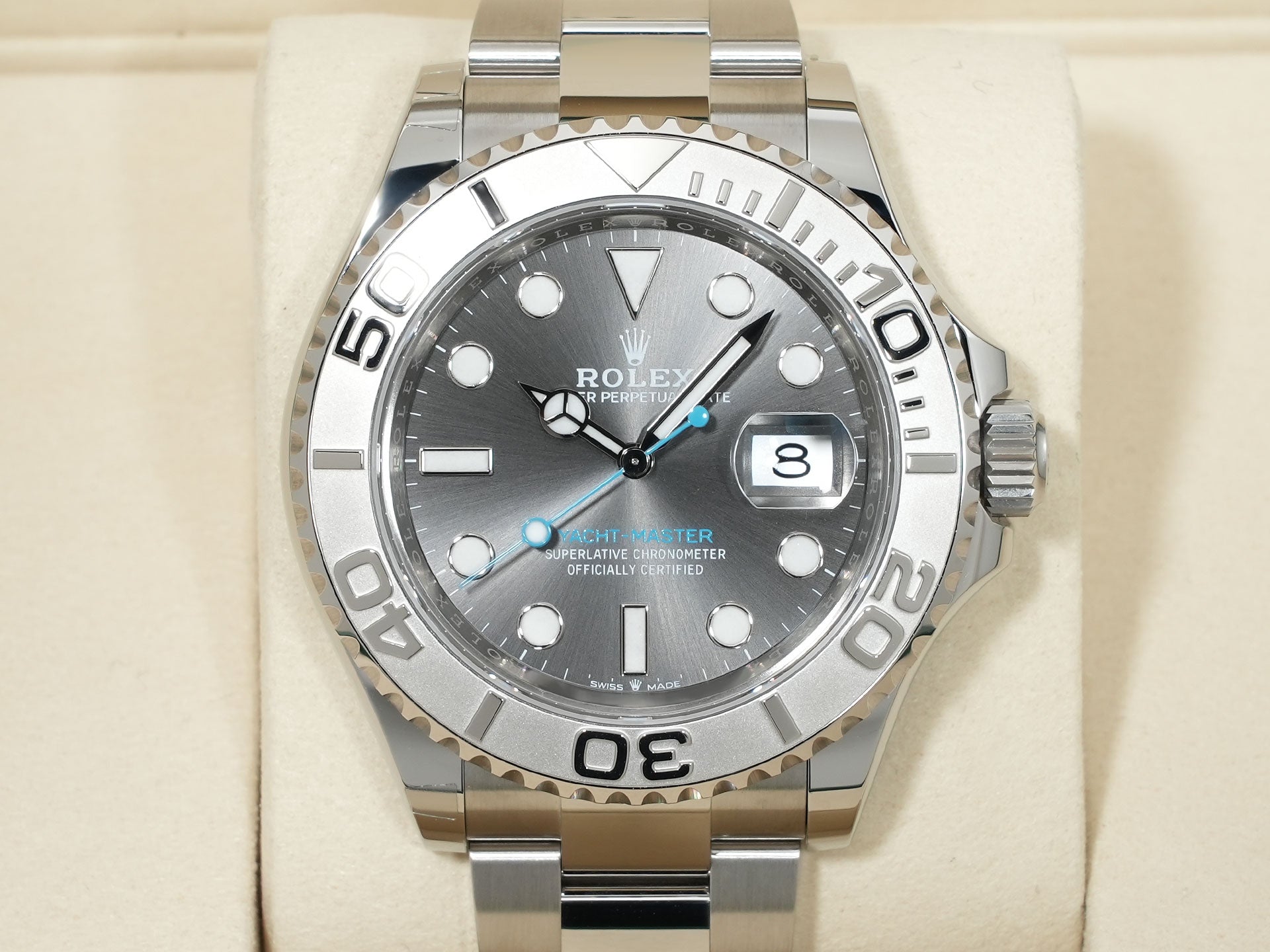 Rolex Yacht-Master 40 Ref. 126622 Stainless Steel/Platinum Slate Dial Unused anaz2br8