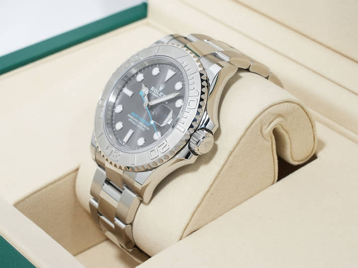 ロレックス ヨットマスター40 Ref.126622 ステンレススチール/プラチナ スレート文字盤 未使用 anaz2br8