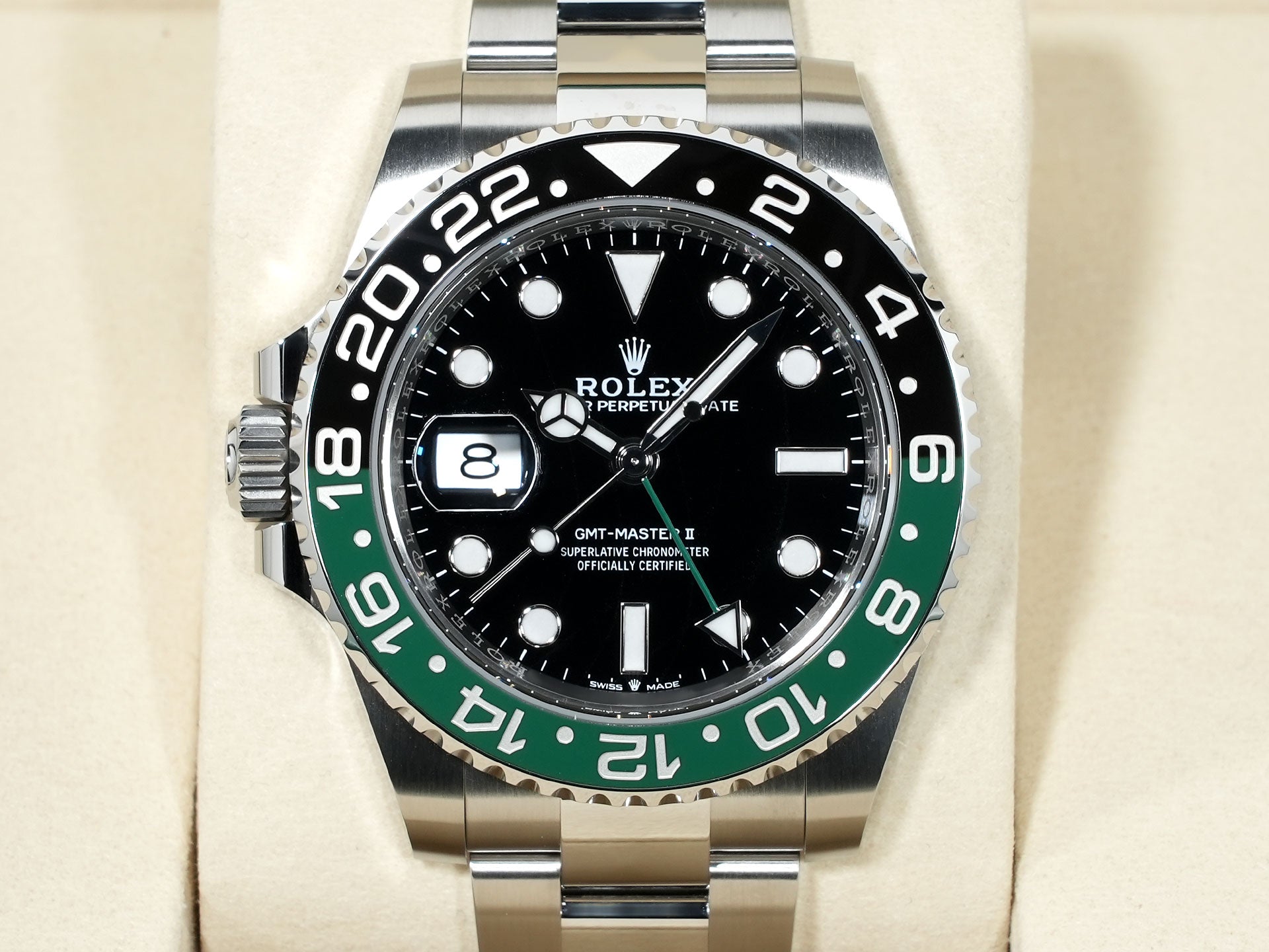 ロレックス GMTマスターII Ref.126720VTNR ステンレススチール ブラック文字盤 オイスターブレスレット 未使用 e47jvbrw